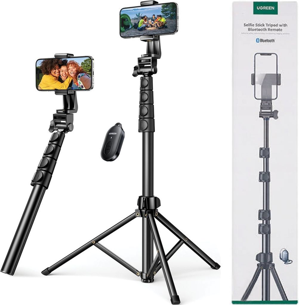Ugreen selfie tyč so stojanom a diaľkovým ovládaním LP680 Obrázok produktu 