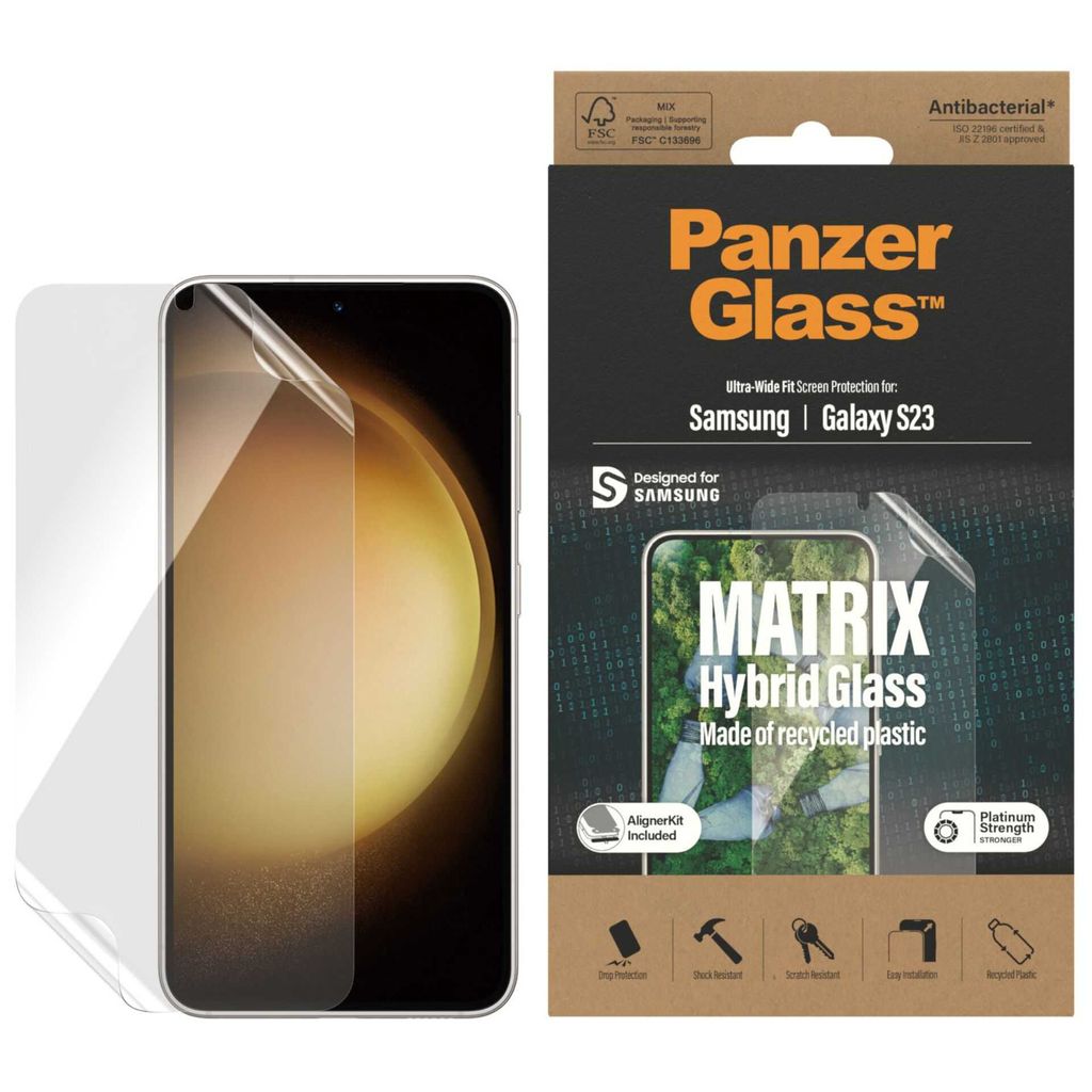 PanzerGlass Matrix Hybrid Glass for Galaxy S23 Produktbild 