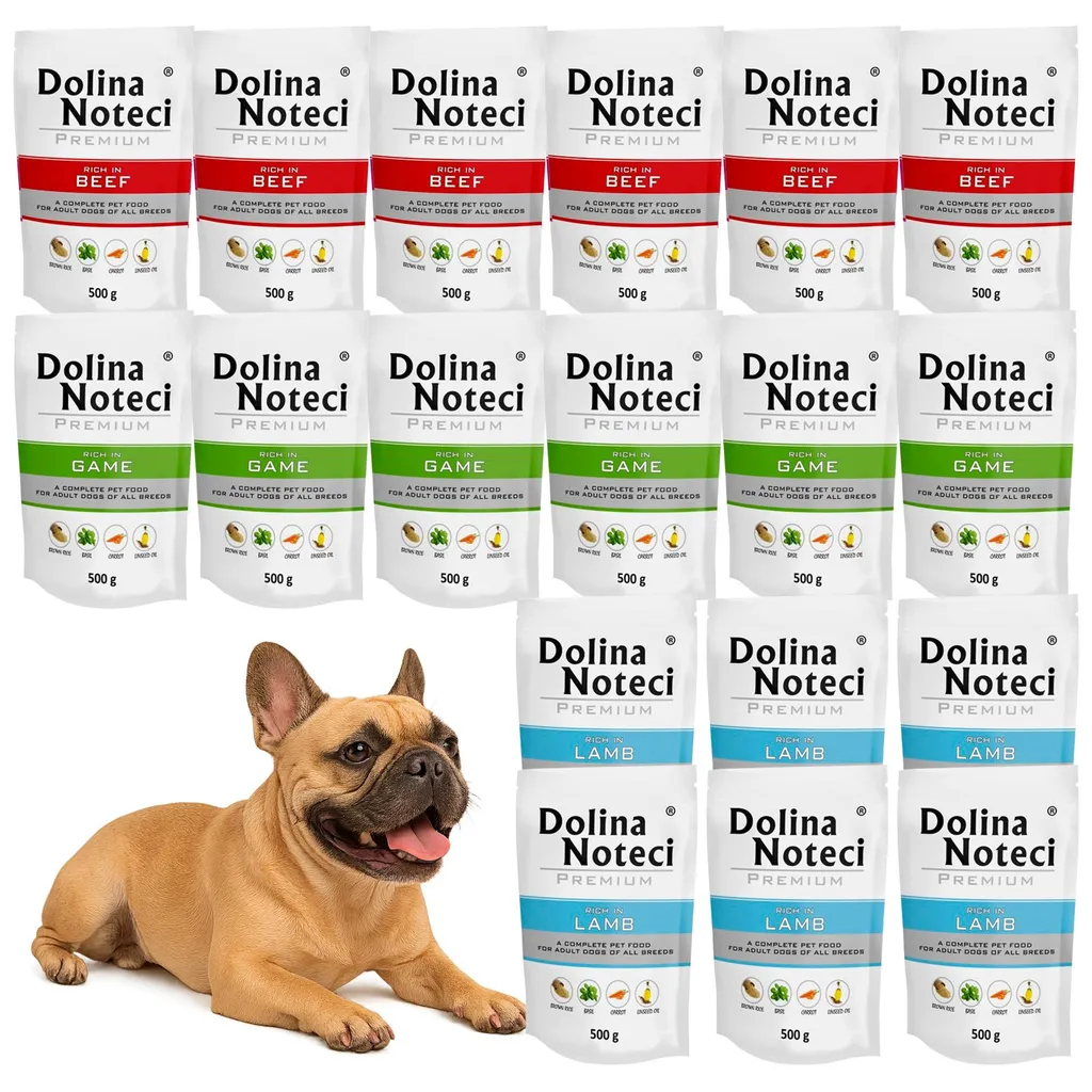 SUPER OFFERTA: Dolina Noteci 18x500g - Solo Carne, Zero Cereali