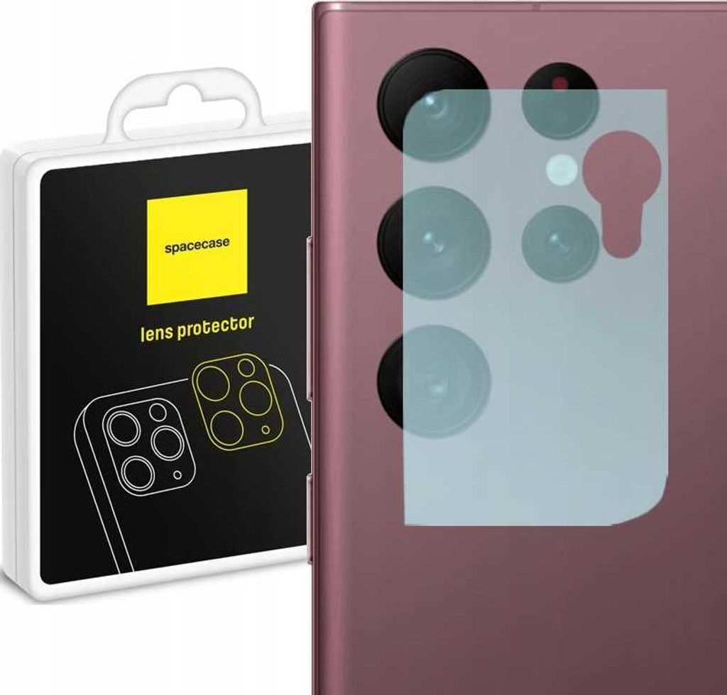Spacecase Kamera Glas Galaxy S22 Ultra
