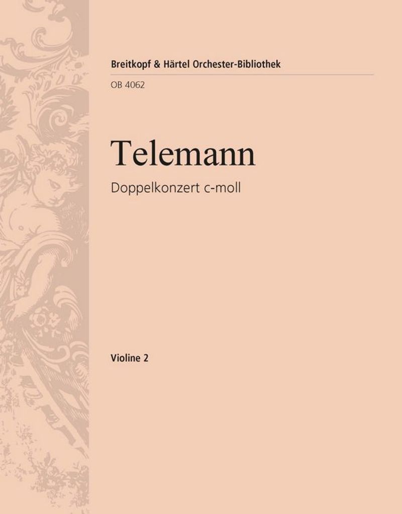 Konzert c-Moll für Oboe, Violine, Streichorchester und Bc Violine 2