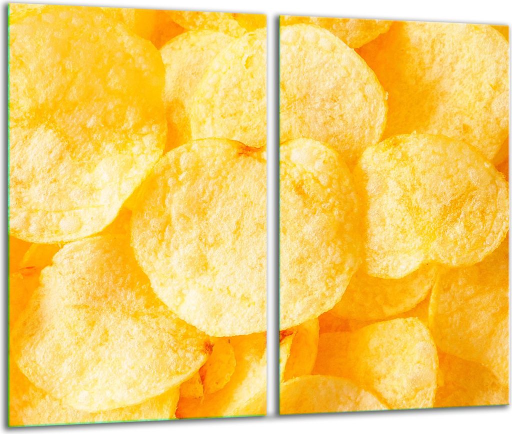 Herdabdeckplatten 2 teilig 30x52 Glaskeramikfeld Abdeckung Glas Minze