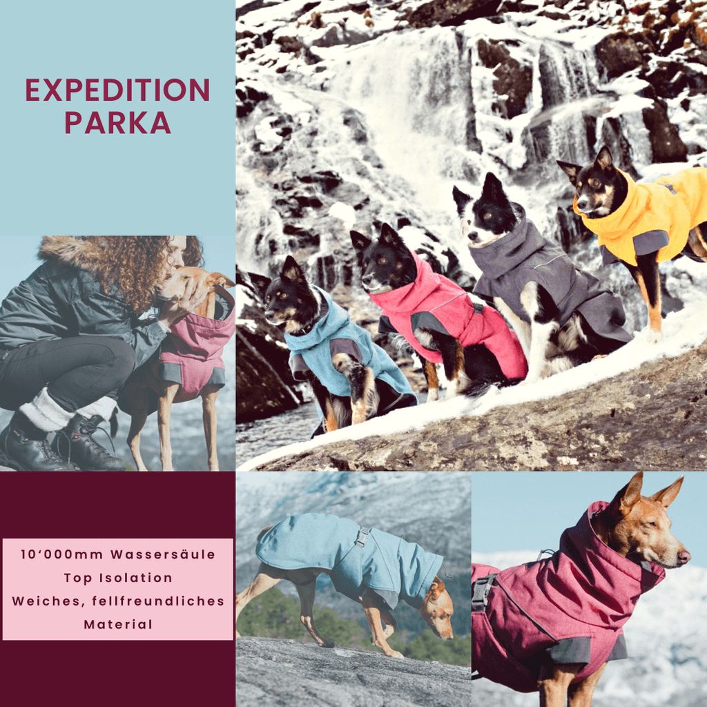 Hurtta Expedition Wintermantel Parka, Farbe:dunkelgrau, Produktbild 