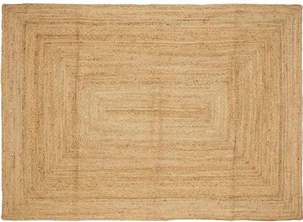 Möbel Teppich Beige 240 x 340 cm Jute - Designerteppiche 42010401