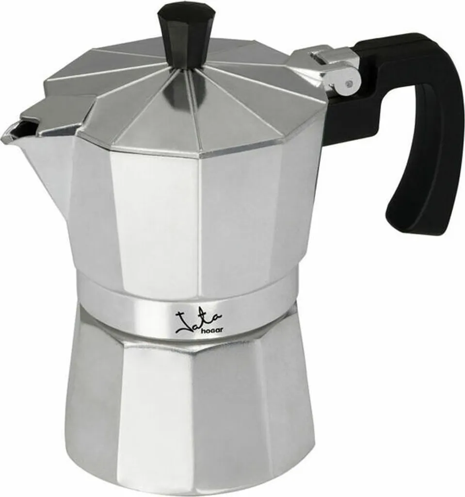 Caffettiera JATA CCA12 Alluminio 12 Tazze Argento | Moka Tradizionale