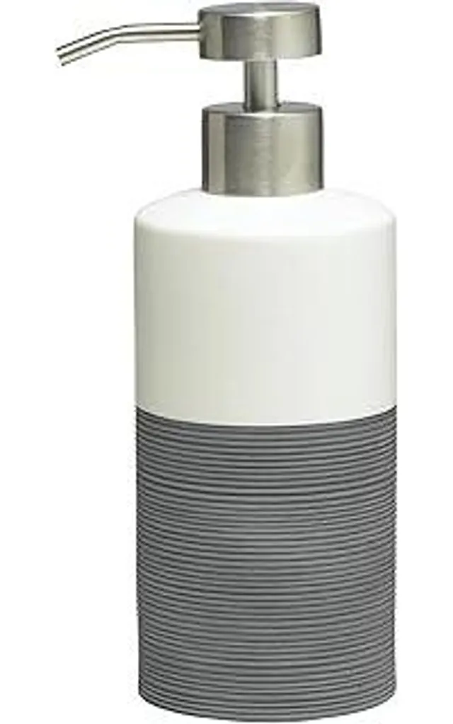 Dispenser Sapone Sealskin Doppio Grigio Porcellana - Offerta Arredo Casa