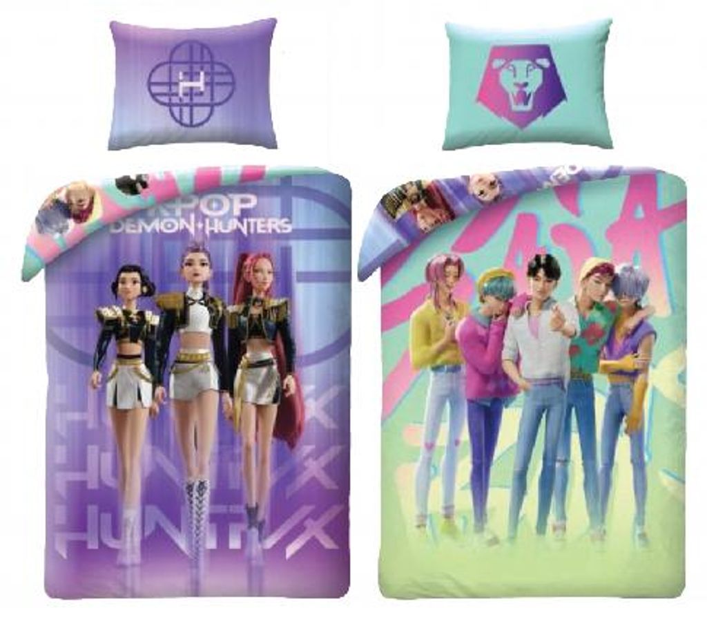 Halantex Povlečení - K-POP Demon Hunters (DSYAT7TKPO-BL) Obrázek produktu 