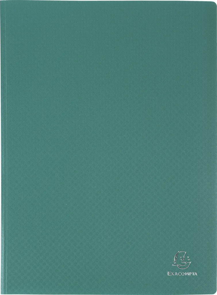 Porte-vues A4 Exacompta pour Bureau et École 80 Vues Vert Foncé Lot 12