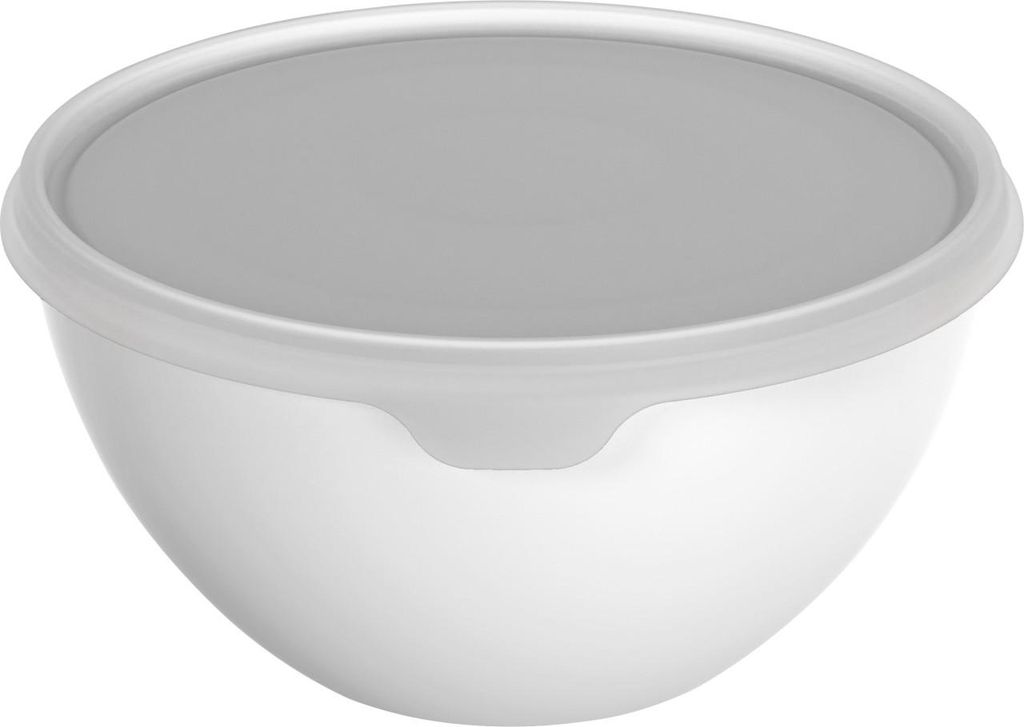 Rotho Schüssel + Deckel Caruba 3 L mistletoe white Produktbild 