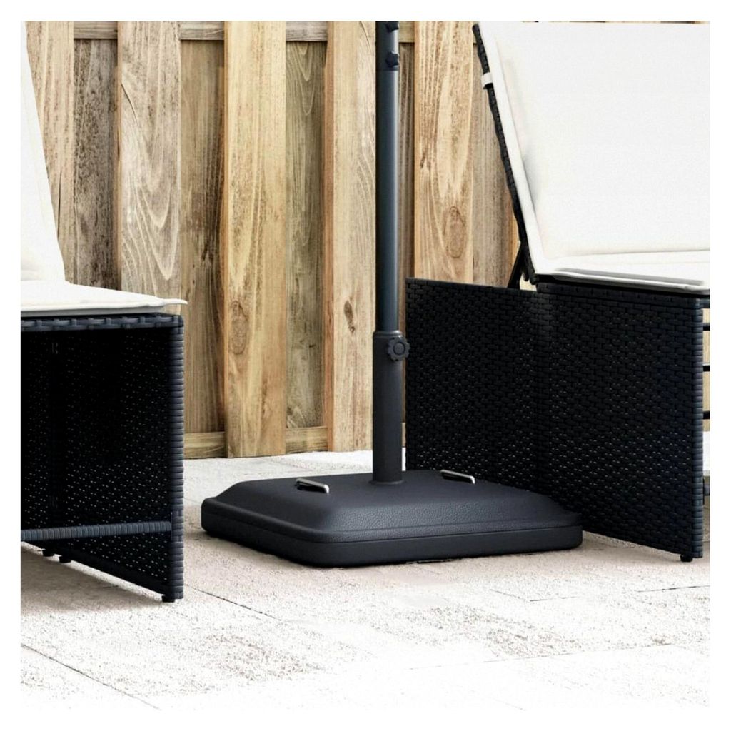Sonnenschirmständer mit Griffen für Ø38/48 mm Mast, 27 kg, Schwarz