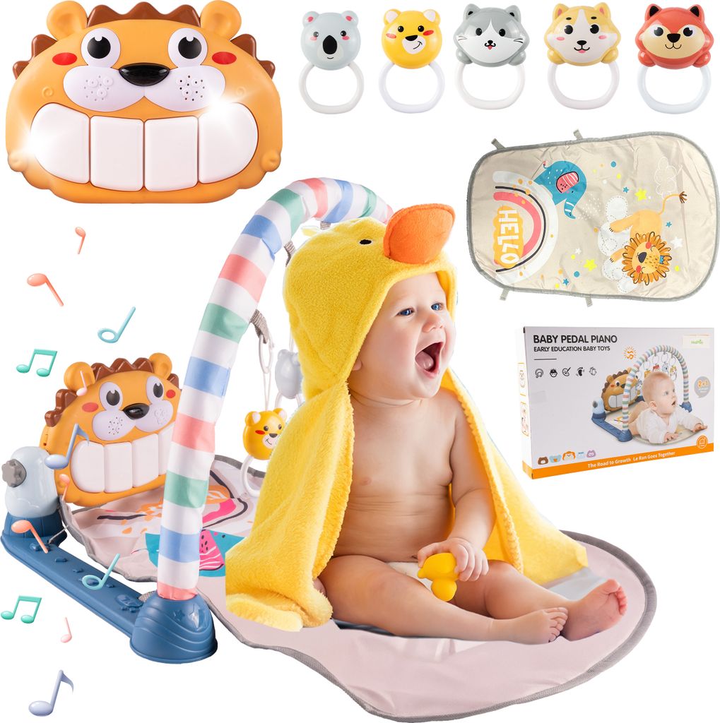 Malplay Lernmatte mit Schaumstoff Baby Löwe Interaktiver Produktbild 