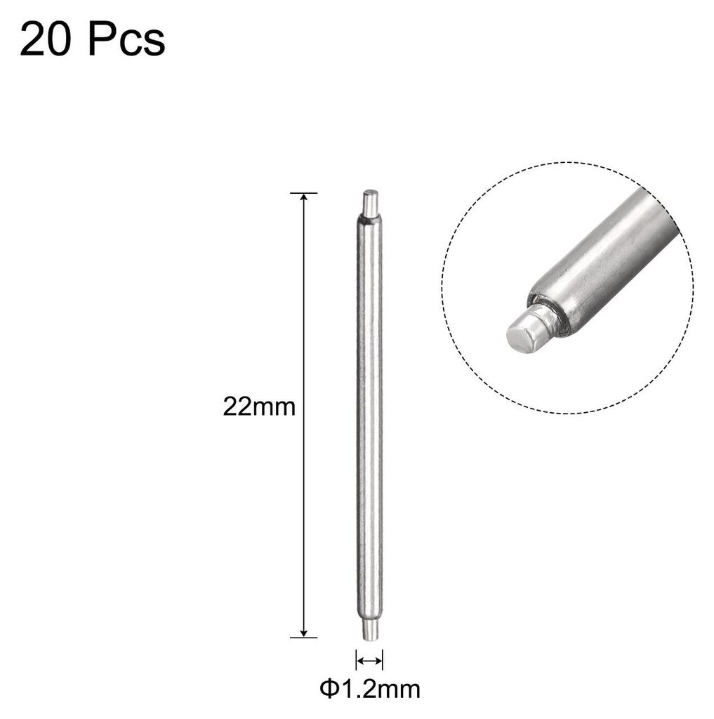 20 Stš¹ck Uhrenarmband Stift Federsteg Stifte 20mm Edelstahl 1.2mm Durchm. Uhrenarmband Verbinden mit Uhrengeh?use oder Schlie?e