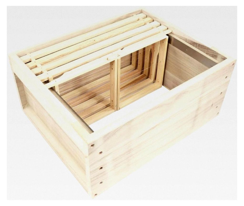 10 Stück Steckrähmchen Mini Plus im Zander Format (268 x 220 mm) für die Königinnenzucht