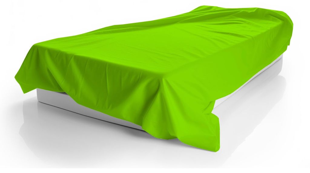 Bettlaken - Spannbettlaken - Mikrofibra - Grün - 120g/m2 - 160x200 cm - Hochwertiges