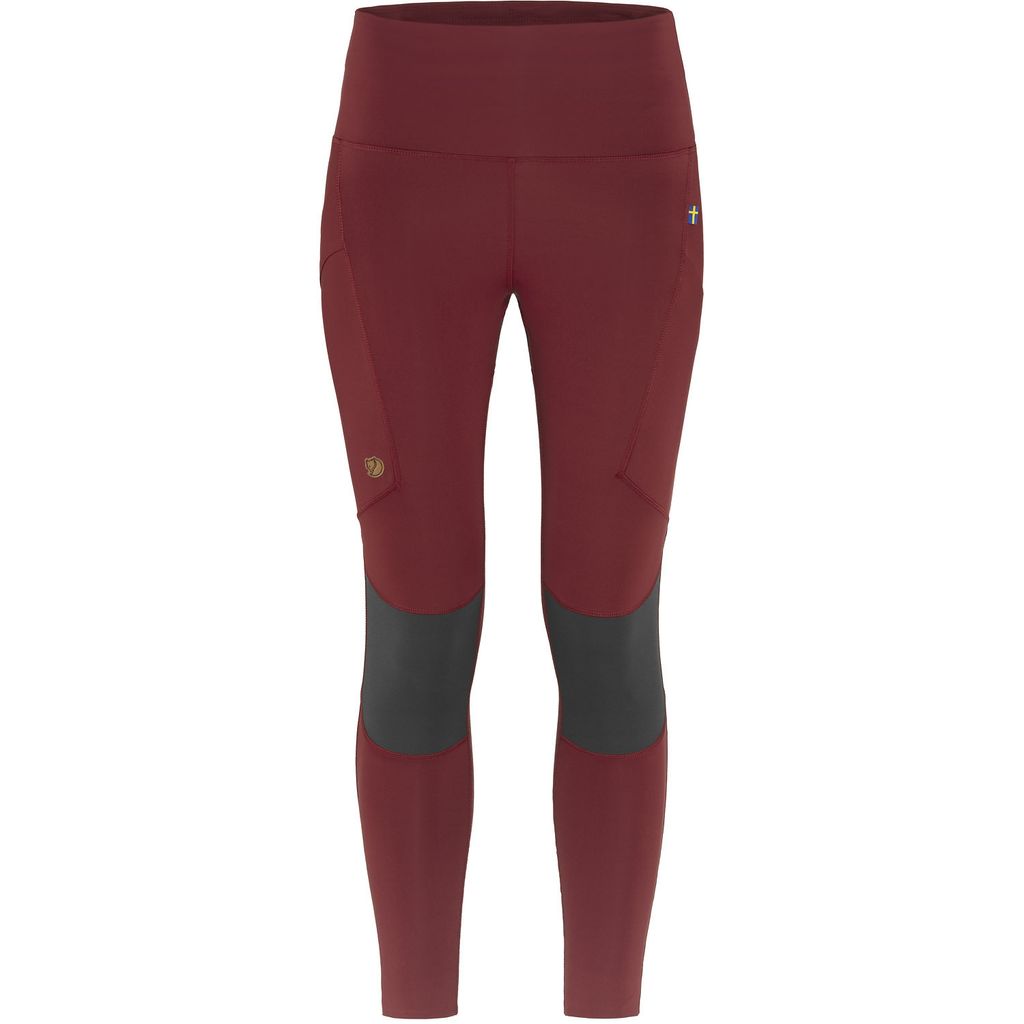 Fjällräven Damen Wanderhose Abisko Trekking Tights Pro Damen 7800508 Dunkelrot S