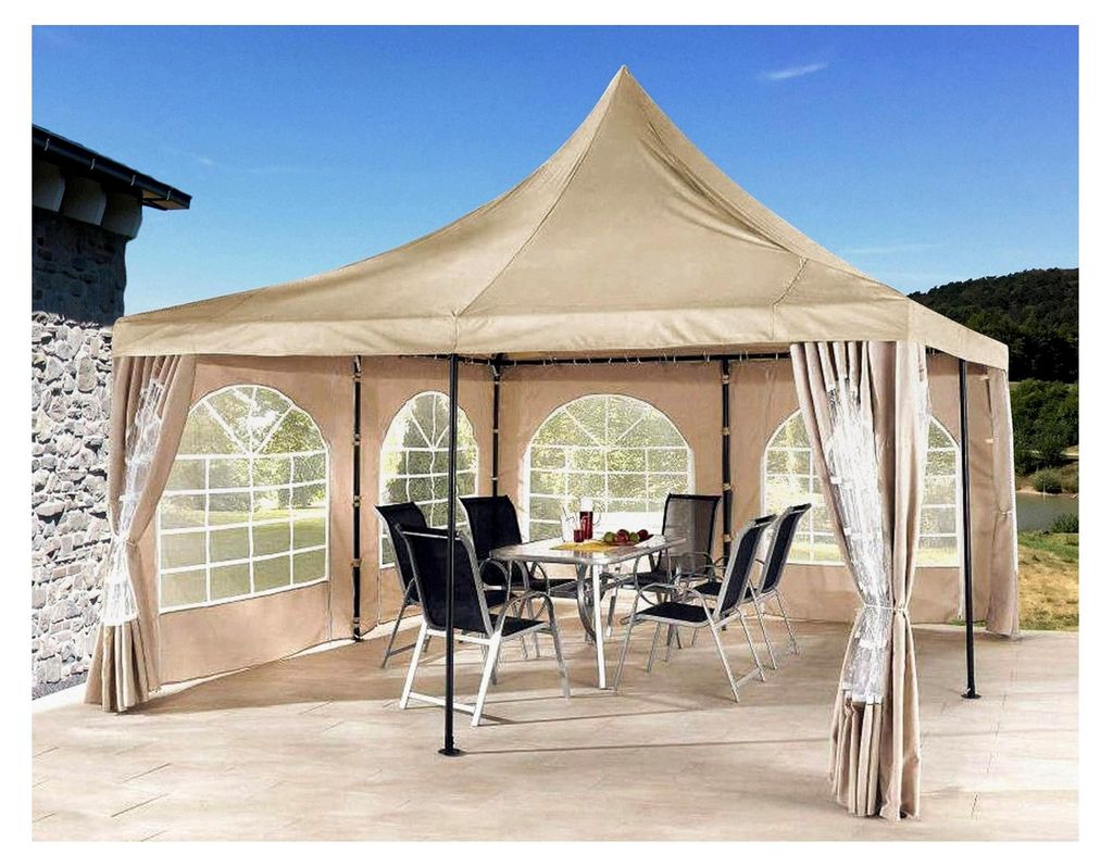 Ersatzdach 4x4 m für Lounge-Pavillon in Sand