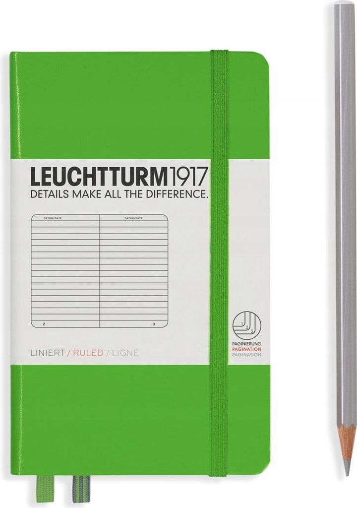 LEUCHTTURM1917 Notizbuch Notizen Pocket A6 Line