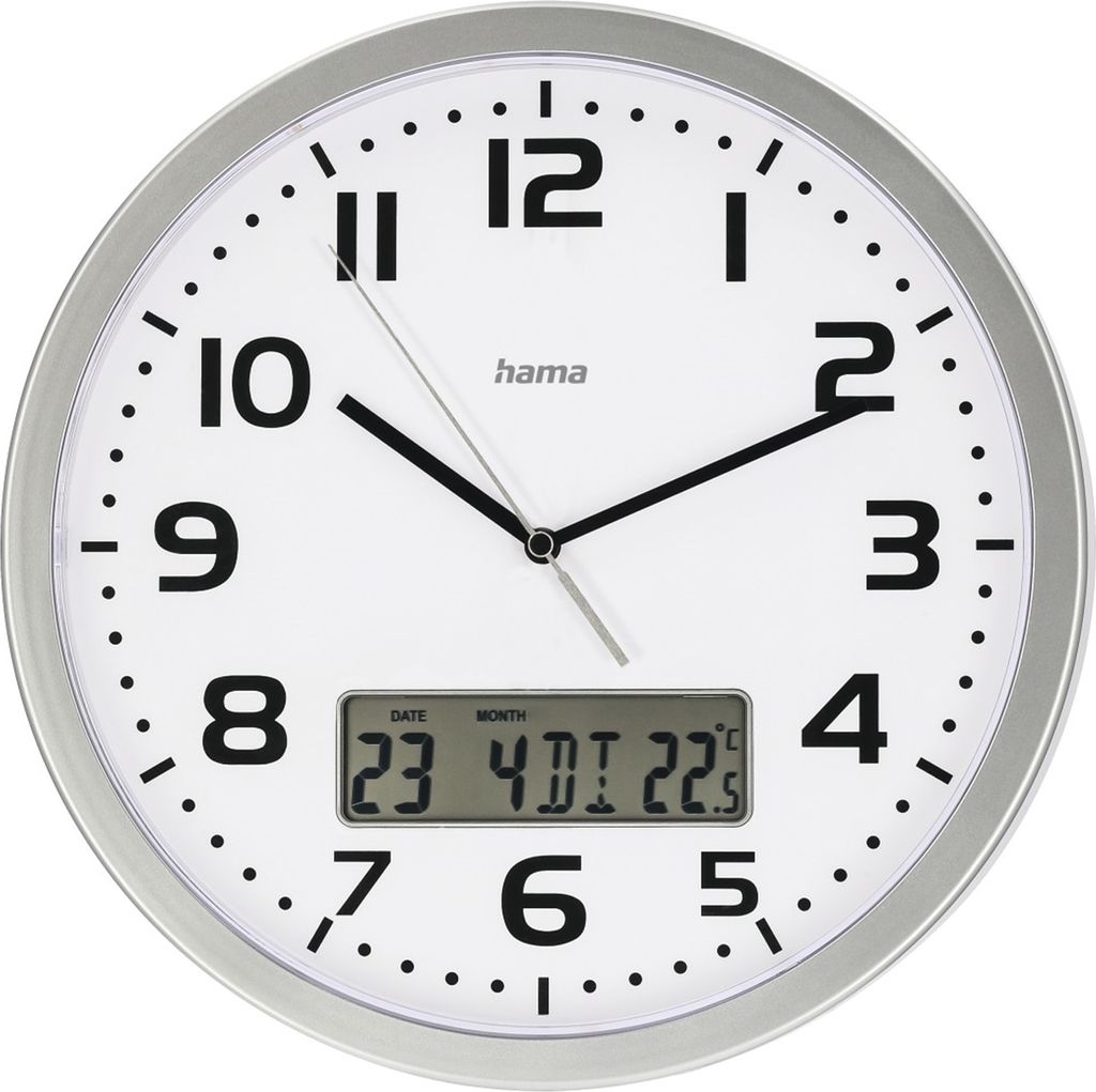 hama® 186333 Orologio da parete radiocomandato DCF EXTRA - Immagine del prodotto 