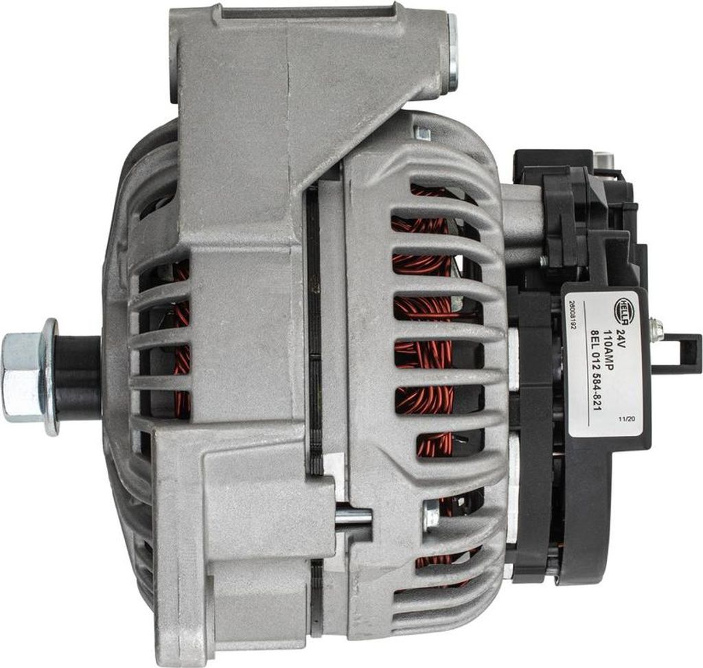Lichtmaschine Generator 24 V 110 A Ø 77 mm HELLA für u.a. MAN TGA