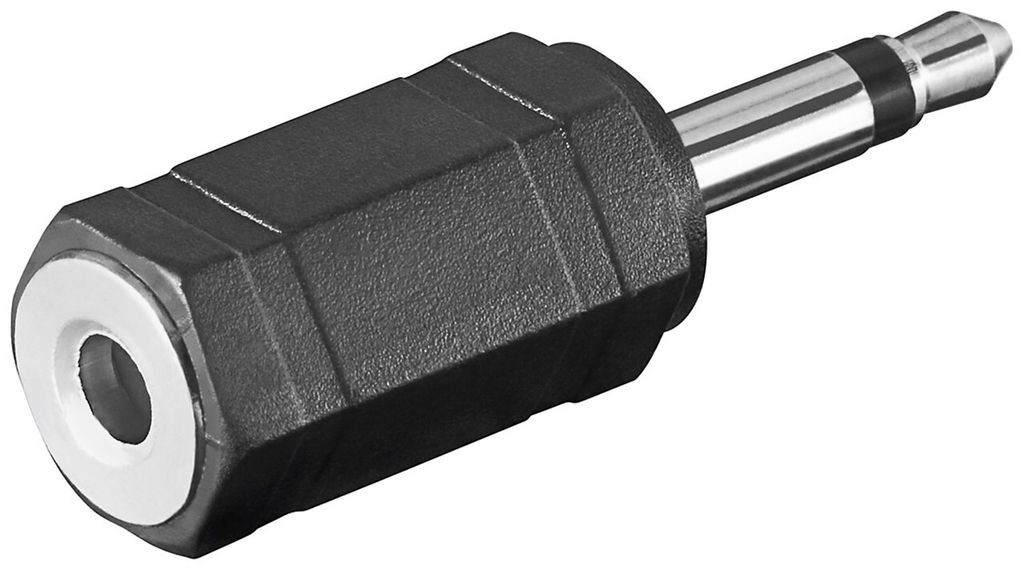 goobay Audio Adapter 3,5 mm mono Stecker auf Stereo (Bulk) Immagine del prodotto 