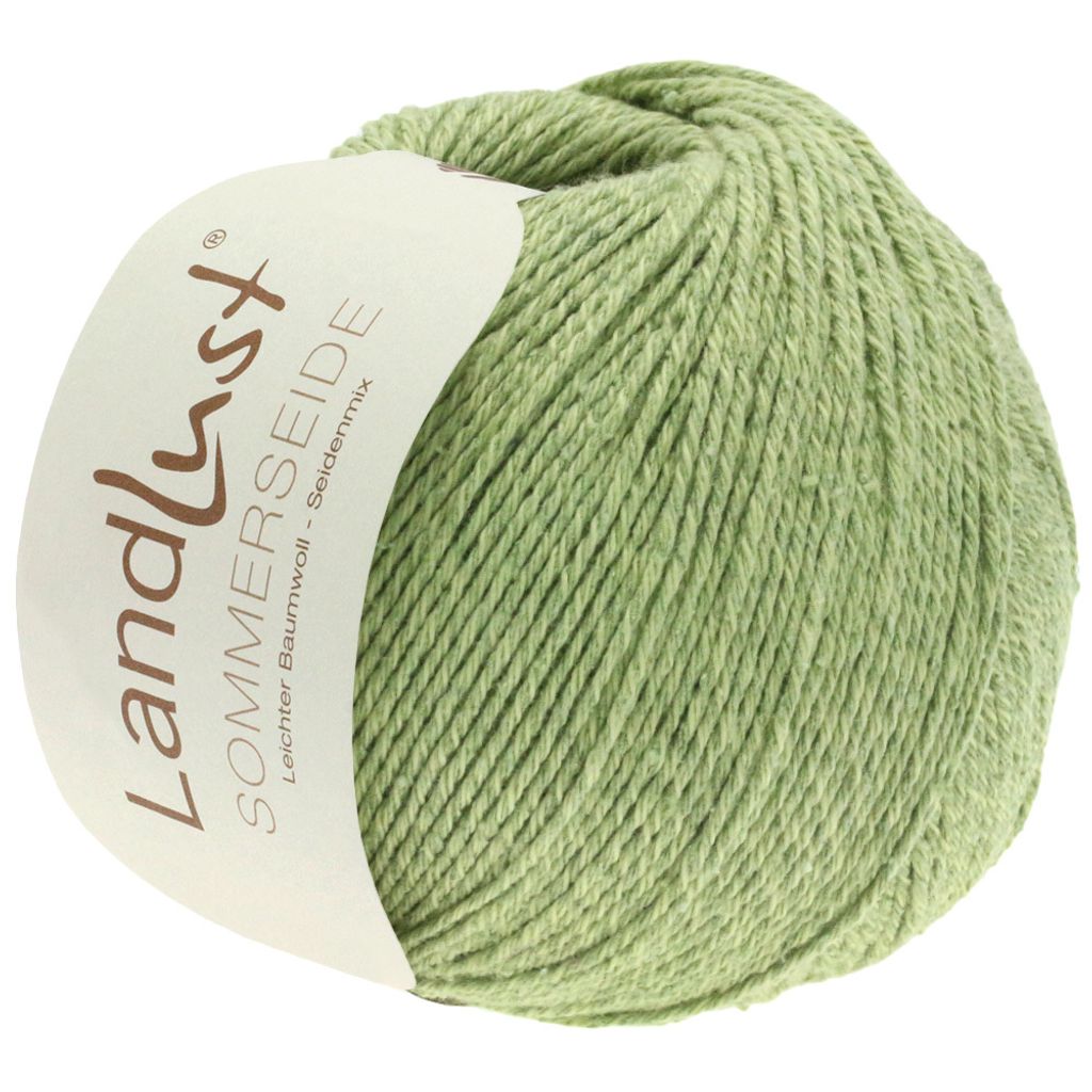 Lana Grossa Landlust Sommerseide 003 Zartgrün Produktbild 