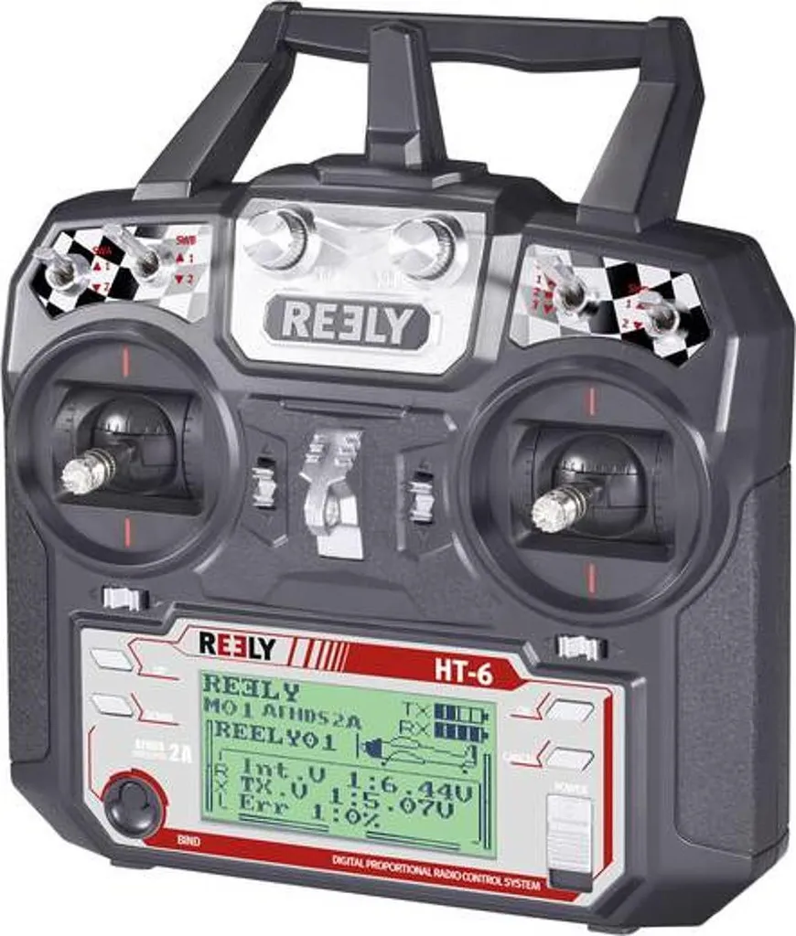 Télécommande Reely HT-6 6 Voies pour Piloter Avions et Bateaux Radioguidés