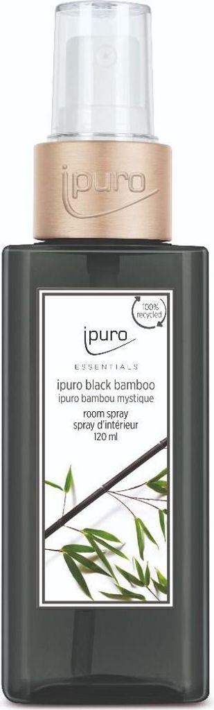 ipuro Black bamboo, Sprühlufterfrischer, Schwarz, Bambus, Produktbild 