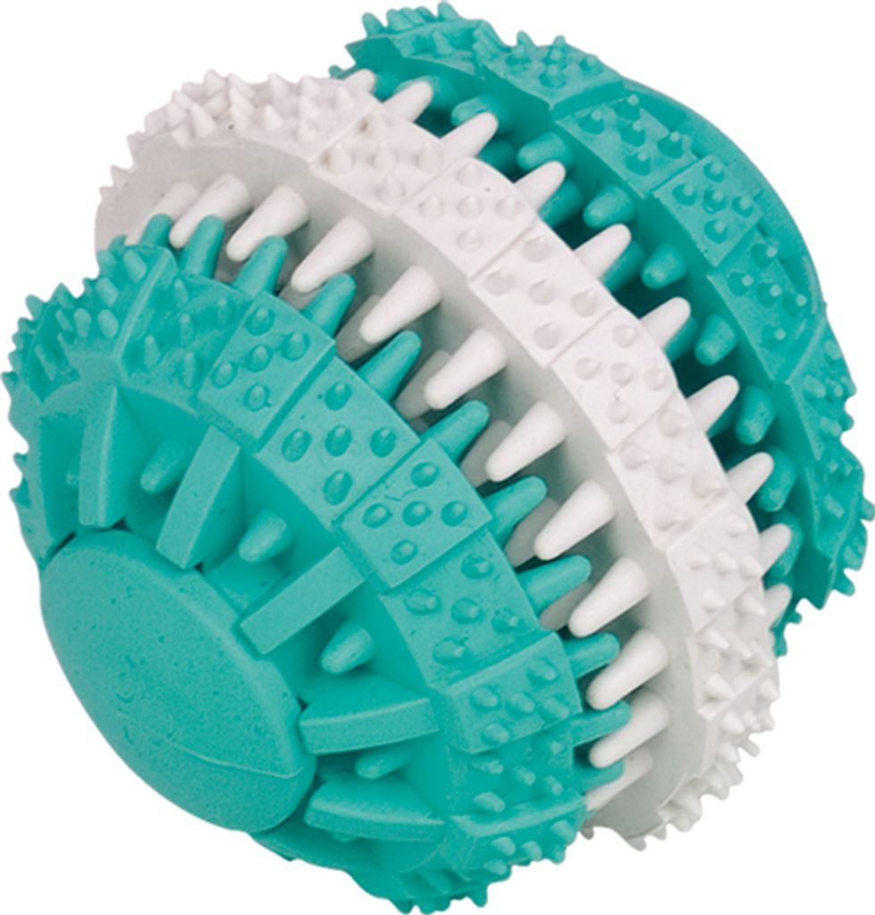 Nobby Vollgummi Ball Dental Fun zweifarbig, Maße: 6,0 cm Produktbild 