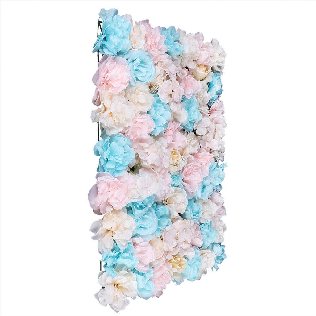 12 Stück Künstliche Blumenwand Hintergrunddekor Blumen Hintergrund