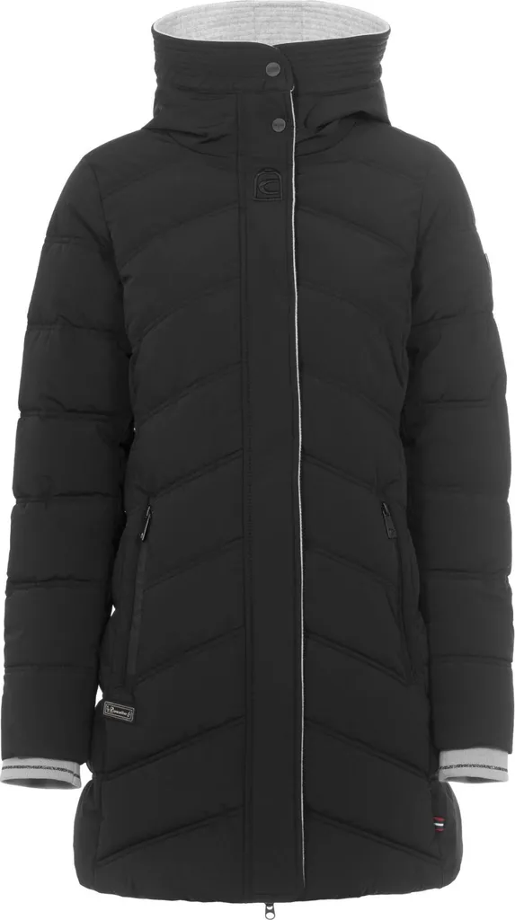 Manteau parka matelassé pour femme Cavallo RHEA noir hivernal taille 40