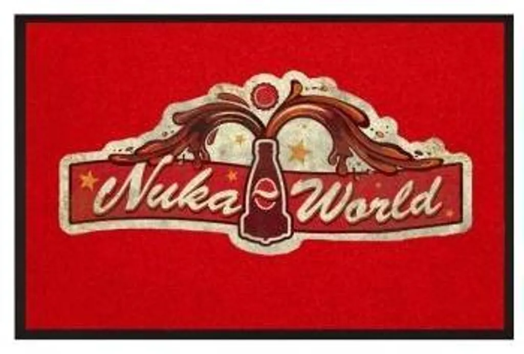 Tapis de porte Fallout Nuka World antidérapant et robuste 40x60cm