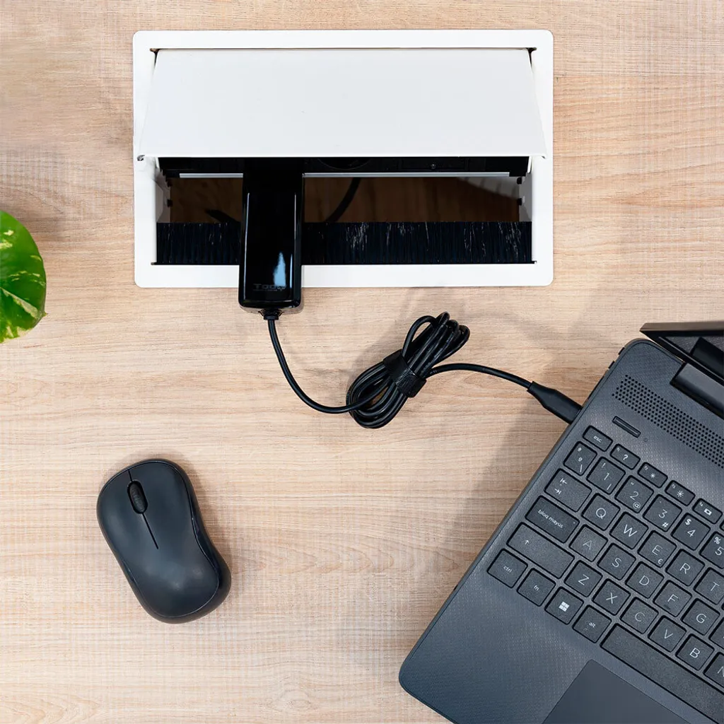 Chargeur USB-C TooQ TQLC-USBCGAN45PD-C 45W pour PC portable compact