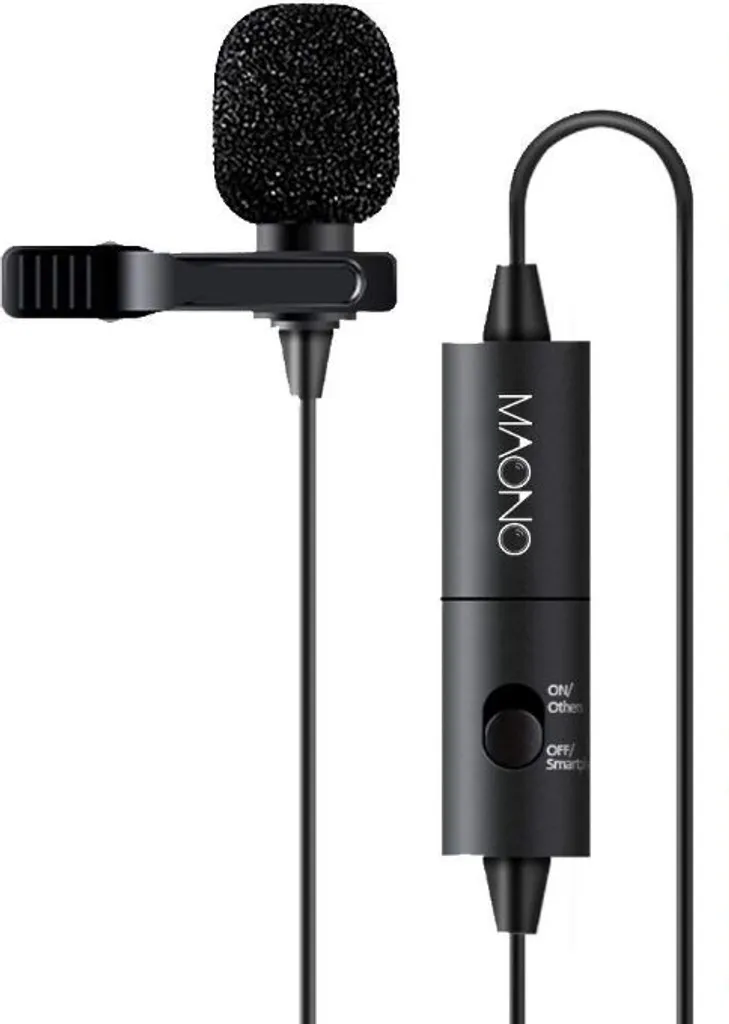 Micro Cravate Dynamique Jack 3.5mm pour Vidéastes sur Tablette et Caméra