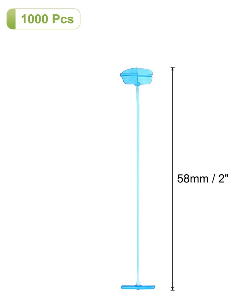 1000 Stš¹ck Heftf?den fš¹r Etikettierpistole Standard, 50mm Tag Pins aus Kunststoff fš¹r Karton Etiketten mit Loch, Etikettierung von Kleidun...