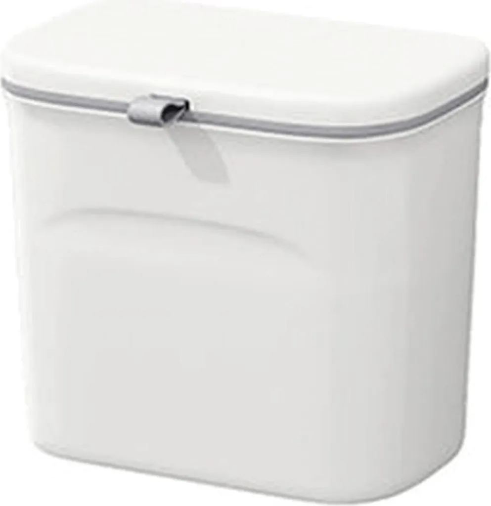 Poubelle de cuisine suspendue 8L pour porte de placard, sans odeur