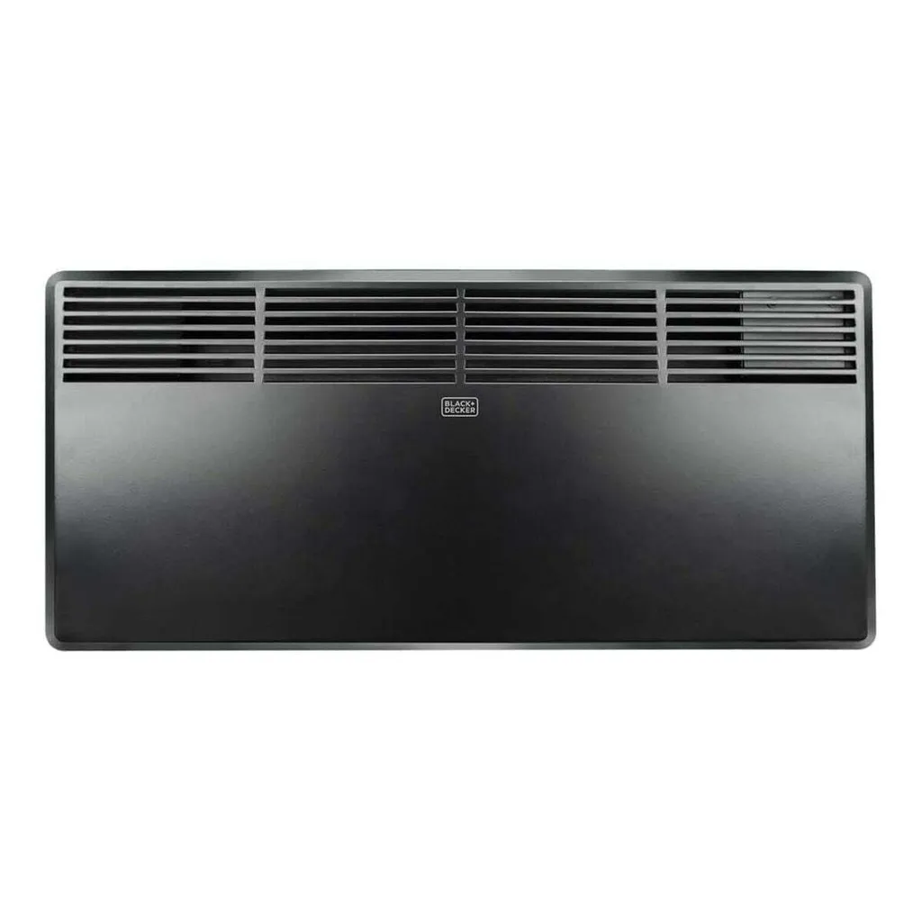 BLACK+DECKER Chauffage mural 1800 W Noir - Radiateur soufflant BXSH2000E
