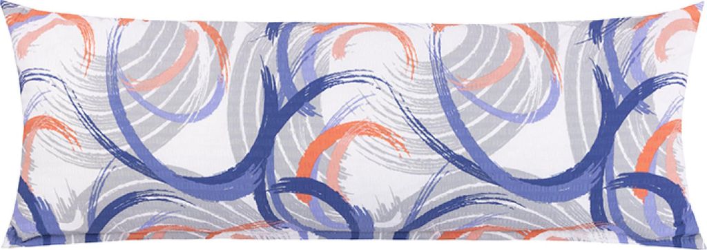 BEZUG für Entspannungskissen KREP - 45x120 cm - Blau,Pink,Grau