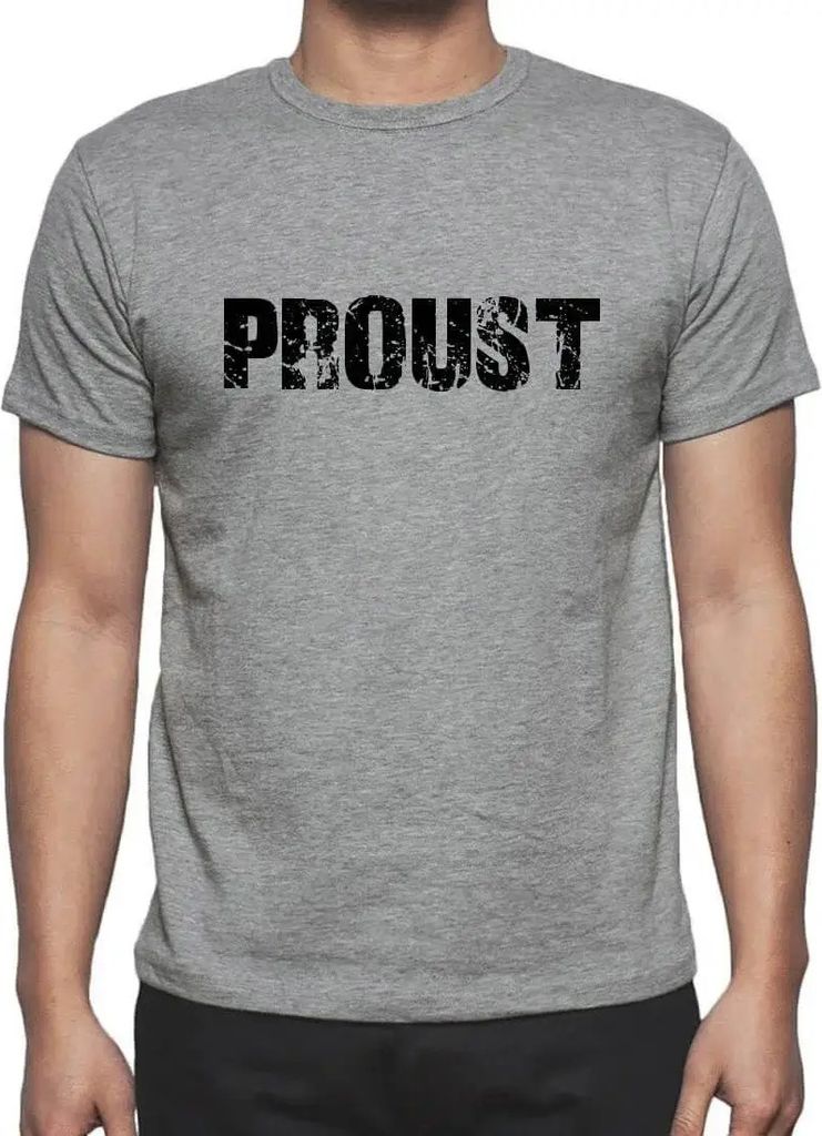 Herren Grafik T-Shirt Proust Öko-Verantwortlich Vintage Jahrgang Kurzarm Lustige Druck Geburtstag Geschenk Mann