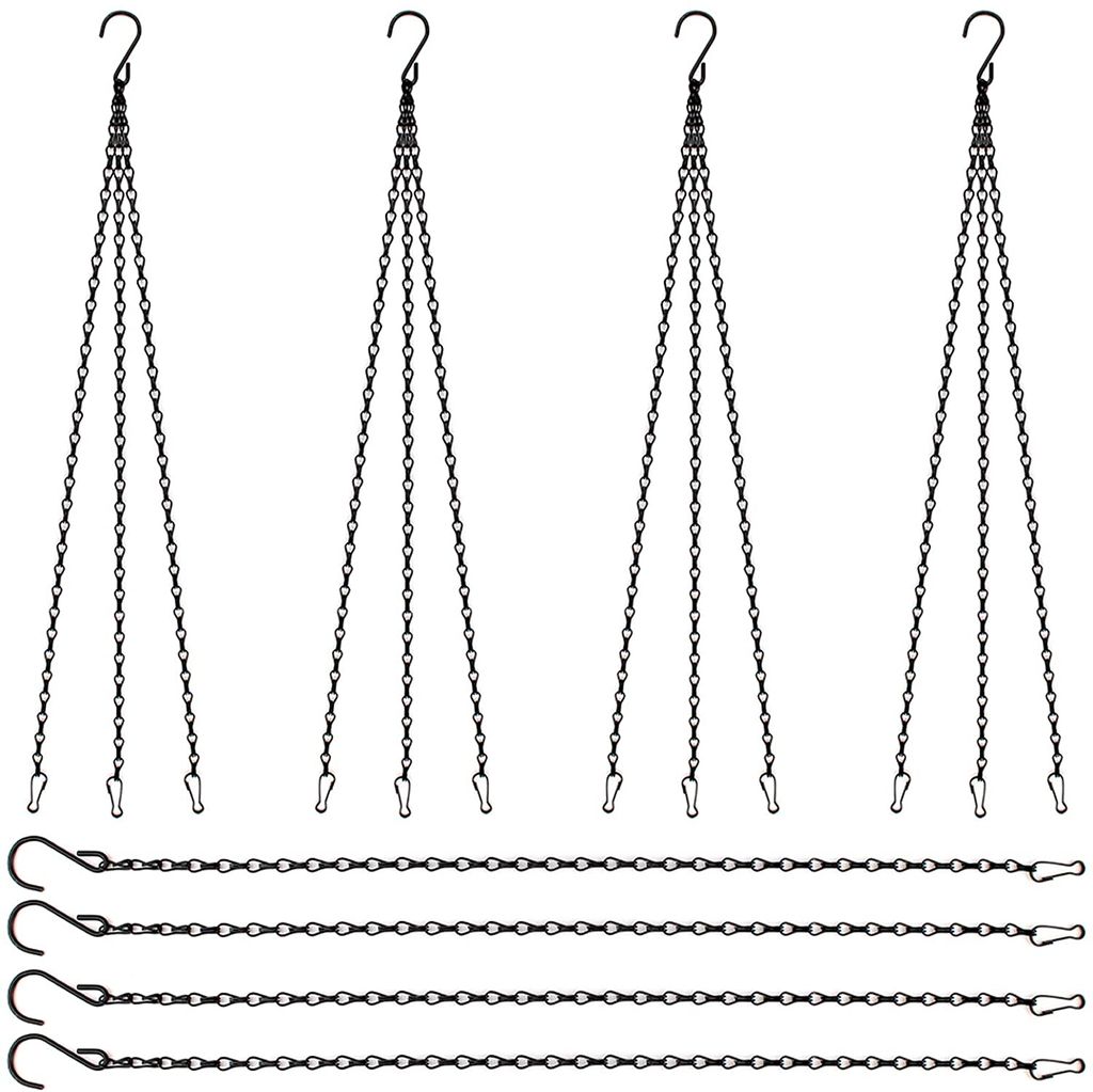 4 Stück Metall Ketten zum Aufhängen Hanging Hanken Kette Pflanzenhänger für 