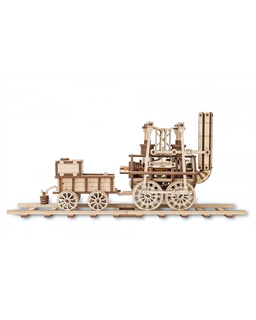3D drevený model - Lokomotíva 40 cm Obrázok produktu 1