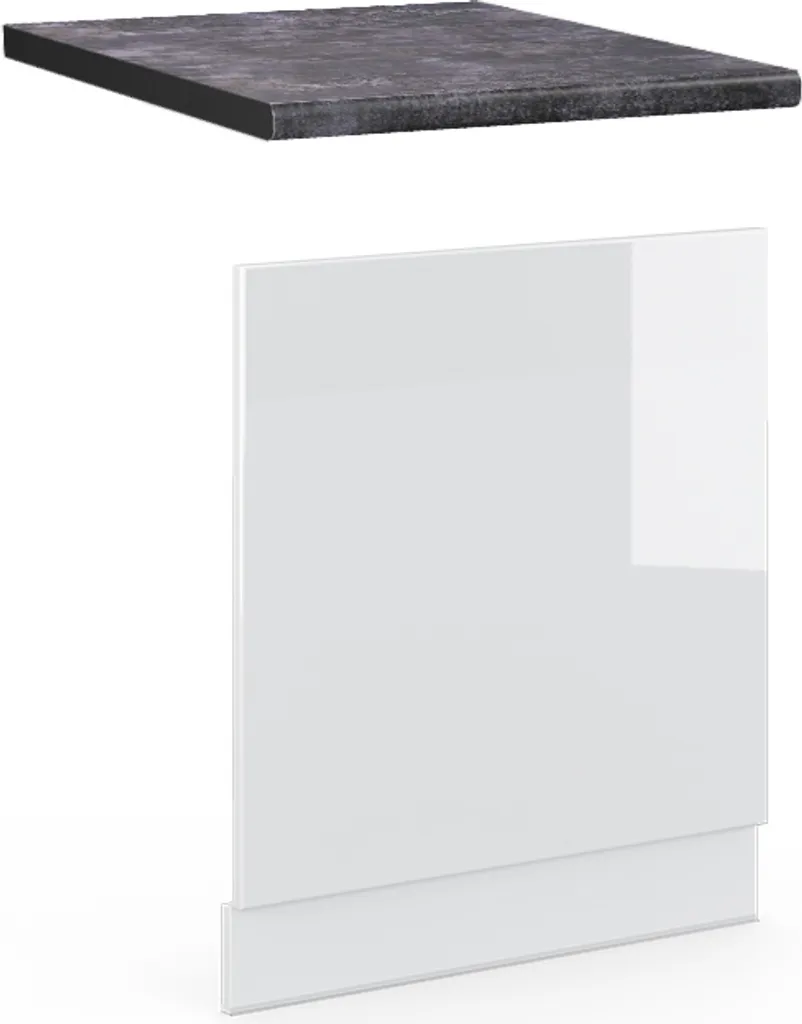 Frontale Lavastoviglie 60 cm Vicco Fame-Line Antracite e Bianco Lucido