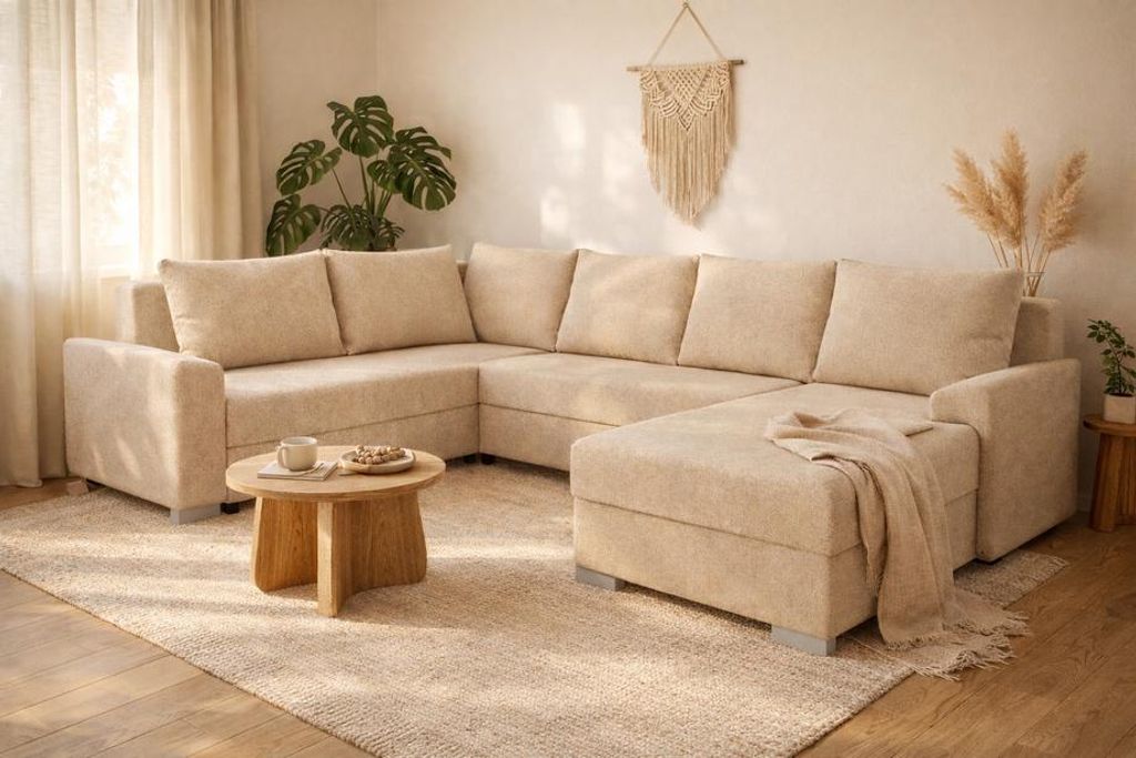 Sedacia súprava do U SOFIRA - béžová Obrázok produktu 
