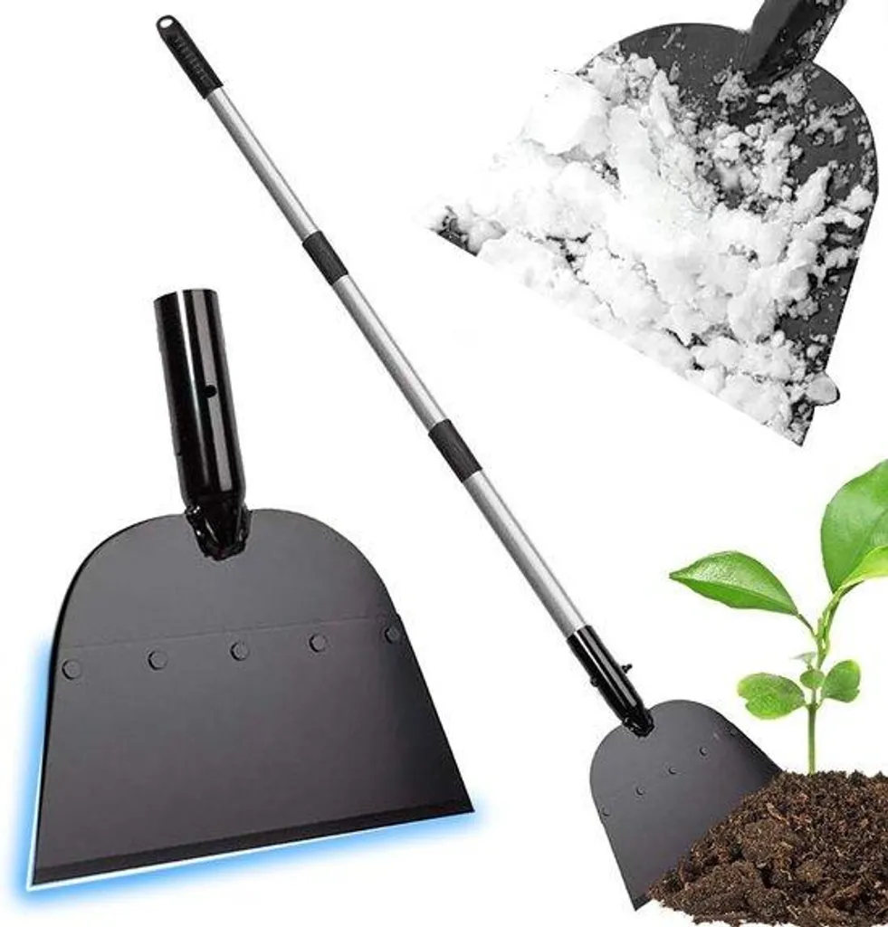 Pelle de Jardin en Acier avec Manche Long 150 cm - Usage Intensif