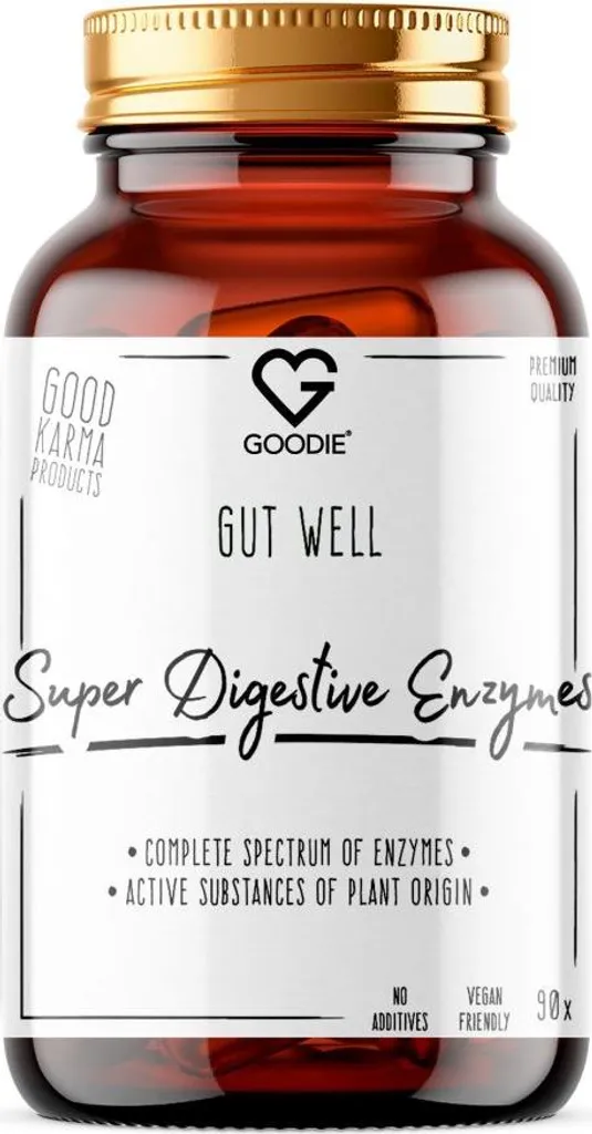 Goodie Gut Well Enzimi Digestivi 90x | Addio Pancia Gonfia | Shop Online