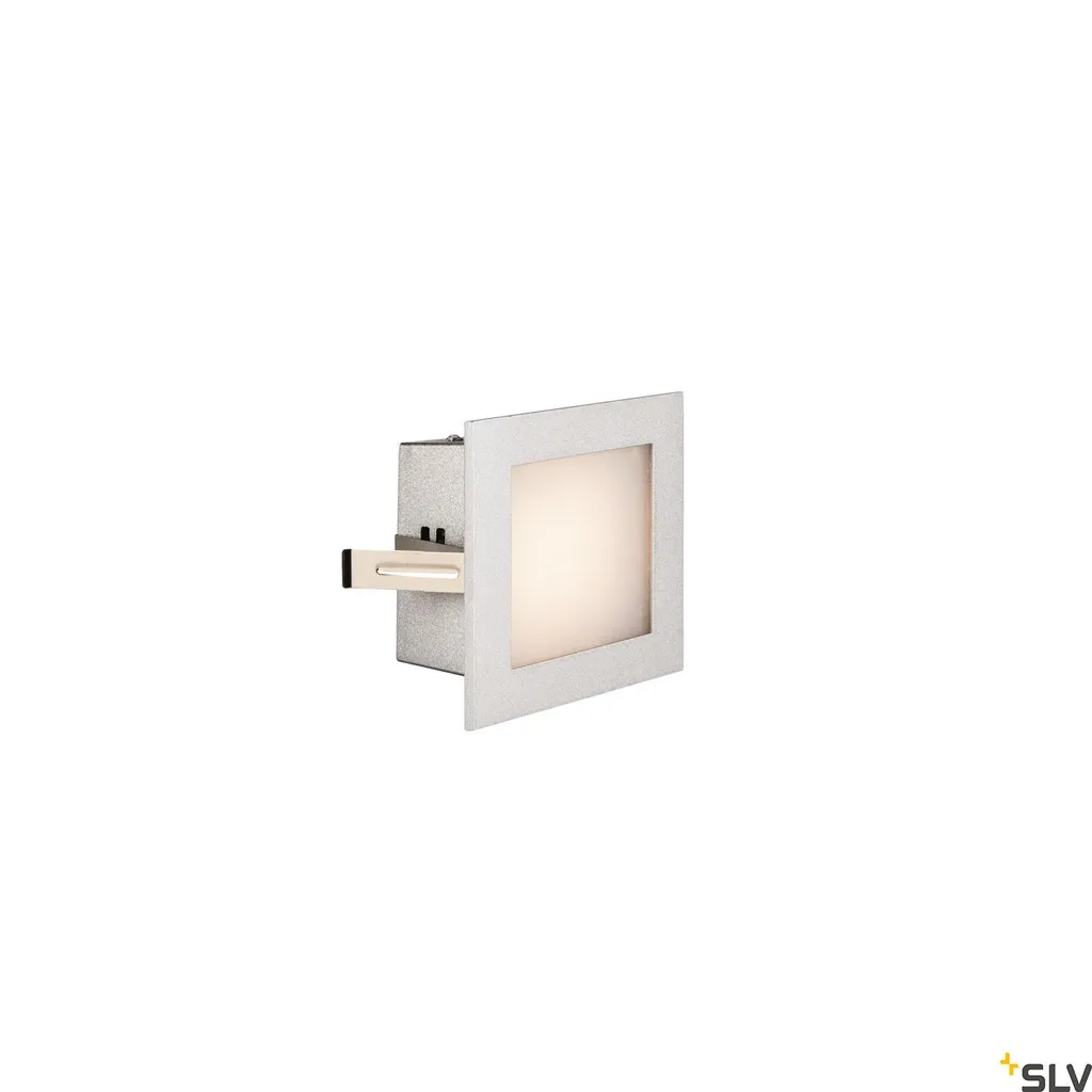 Faretto Segnapasso Frame Basic LED 230V 9x9 Argento | Installazione Rapida - 3
