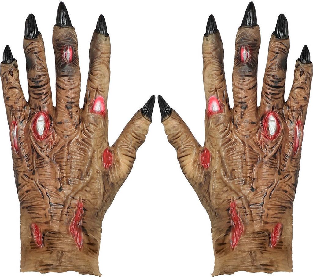 Zombie Handschuhe aus Latex Produktbild 