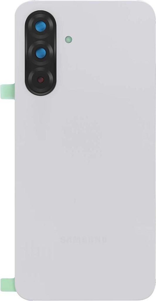 Clappio, Samsung Galaxy A36 Akkuabdeckung mit Linsen langlebiger Schutz, Weiß