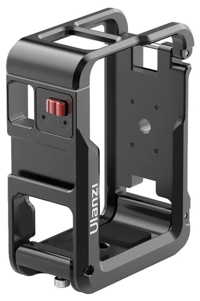 Protection Caméra Action 3 pour Vlog et Sport, Cage Aluminium Noire