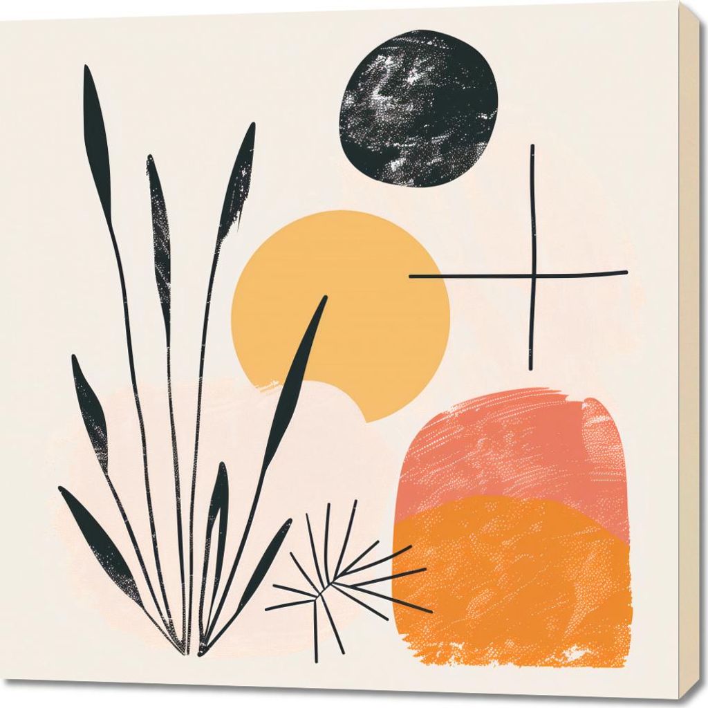 Bild 90x90cm Kosmos in der Natur
