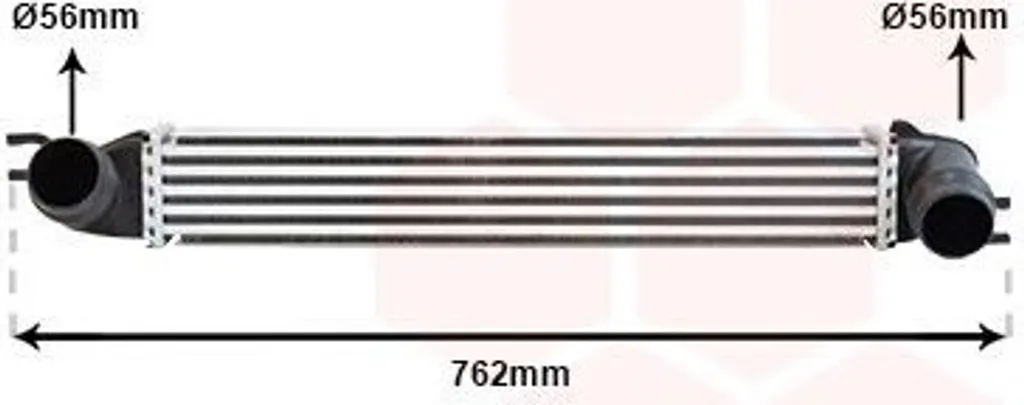 Réparer Perte de Puissance MINI R56 : Intercooler VAN WEZEL 06004425
